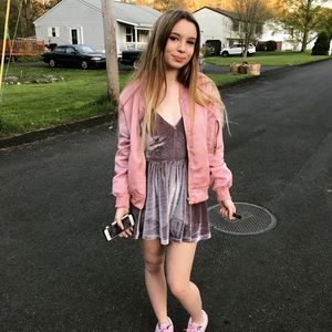 Purple romper / dress